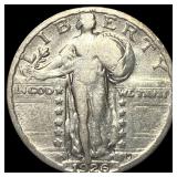 1926-S Silver Standing Liberty Quarter LIGHTLY CIR