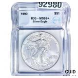 1999 Silver Eagle ICG MS69+