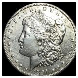 1891-CC Silver Morgan Dollar CHOICE AU
