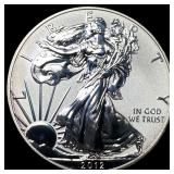 2012-S Silver American Eagle $1 GEM PROOF