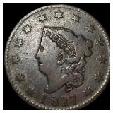 1817 Coronet Head Large Cent GEM PROOF