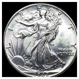 1942 Silver Half Dollar (Walking Liberty) UNCIRCUL