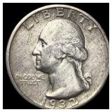 1932-S Silver Washington Quarter NEARLY UNCIRCULAT