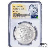 2023 Silver Peace Dollar NGC MS70