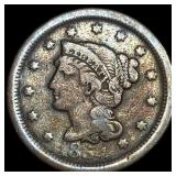 1851 Braided Hair Large Cent LIGHTLY CIRCULATED