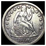 1856 Seated Liberty Dime NEARLY UNCIRCULATED