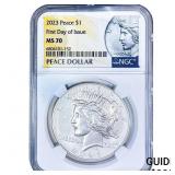 2023 Silver Peace Dollar NGC MS70