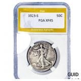 1923-S Walking Liberty Half Dollar PGA XF45
