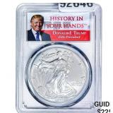 2017 Silver Eagle PCGS MS69 Trump