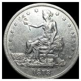 1878-S Silver Trade Dollar CHOICE AU