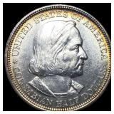 1893 Columbian Exposition Silver Half Dollar UNCIR