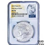 2023 Silver Peace Dollar NGC MS70