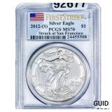 2012[S] Silver Eagle PCGS MS70