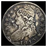 1813 Capped Bust Half Dollar NICELY CIRCULATED