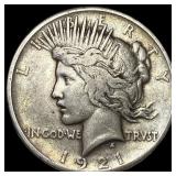 1921 Silver Peace Dollar LIGHTLY CIRCULATED