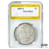 1889-O Morgan Silver Dollar PGA MS63