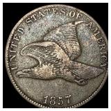 1857 Flying Eagle Cent LIGHTLY CIRCULATED
