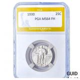 1930 Standing Liberty Quarter PGA MS64 FH