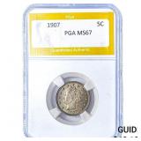 1907 Liberty Victory Nickel PGA MS67