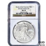2012[S] Silver Eagle NGC MS70