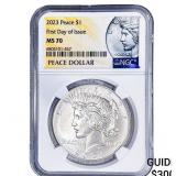 2023 Silver Peace Dollar NGC MS70