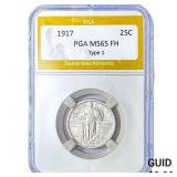 1917 Standing Liberty Quarter PGA MS65 FH