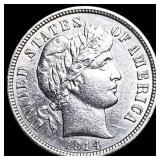 1914-D Silver Barber Dime CLOSELY UNCIRCULATED
