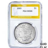 1903 Morgan Silver Dollar PGA MS66