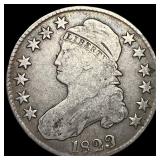 1823 Capped Bust Half Dollar LIGHTLY CIRCULATED
