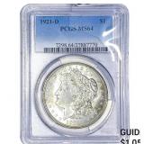 1921-D Morgan Silver Dollar PCGS MS64