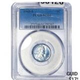 1943-S Wheat Cent PCGS MS66
