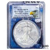 2021 Silver Eagle PCGS MS70 Type 1