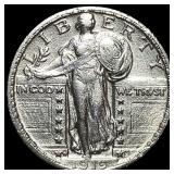 1917 Type 1 Standing Liberty Quarter CLOSELY UNCIR