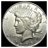 1935 Silver Peace Dollar CLOSELY UNCIRCULATED