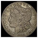 1884-O Silver Morgan Dollar LIGHTLY CIRCULATED