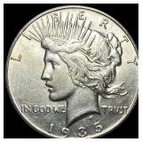 1935 Peace Silver Dollar CLOSELY UNCIRCULATED