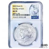 2023 Silver Peace Dollar NGC MS70