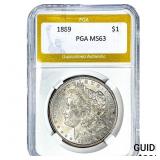1889 Morgan Silver Dollar PGA MS63