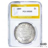 1889 Morgan Silver Dollar PGA MS66