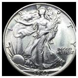 1947 Silver Walking Liberty Half Dollar CHOICE BU