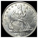 1873 Arrows Seated Liberty Half Dollar UNCIRCULATE