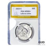 1925-S Jubilee Half Dollar PGA MS66+