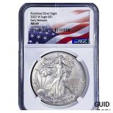 2022-W Silver Eagle NGC MS69 Burnished