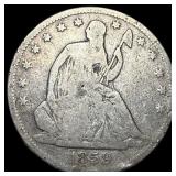 1859-S Silver Half Dollar NICELY CIRCULATED