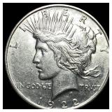 1922 Silver Peace Dollar UNCIRCULATED
