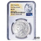 2023 Silver Peace Dollar NGC MS70