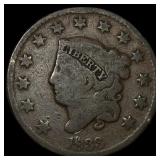 1833 Coronet Head Large Cent NICELY CIRCULATED