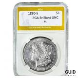 1880-S Morgan Silver Dollar PGA BU PL