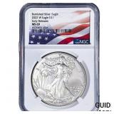 2022-W Silver Eagle NGC MS69 Burnished