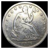 1876-S Silver Half Dollar LIGHTLY CIRCULATED